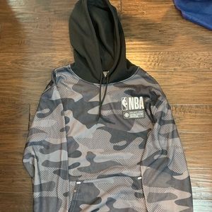 NBA - Camo Hoodie - Black & Grey Official Merch